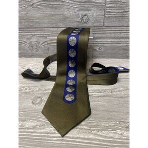 Format Silk Tie Men’s Necktie Made in Japan Gold Black Blue Silver Geometric